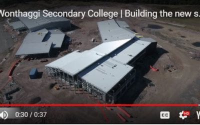 Wonthaggi Secondary College – Time lapse drone update.