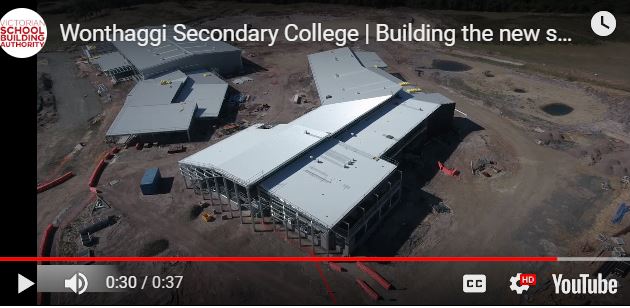 Wonthaggi Secondary College – Time lapse drone update.